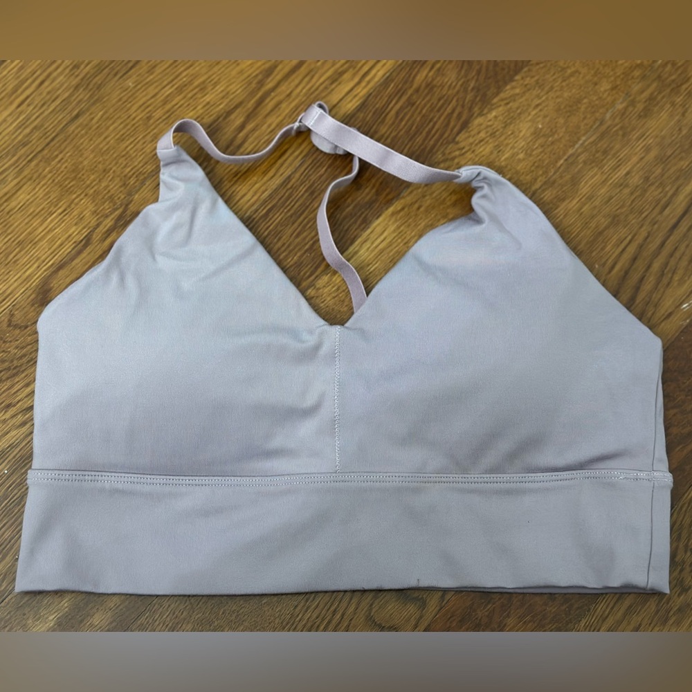 Alphalete Light lavender gray Sports Bra